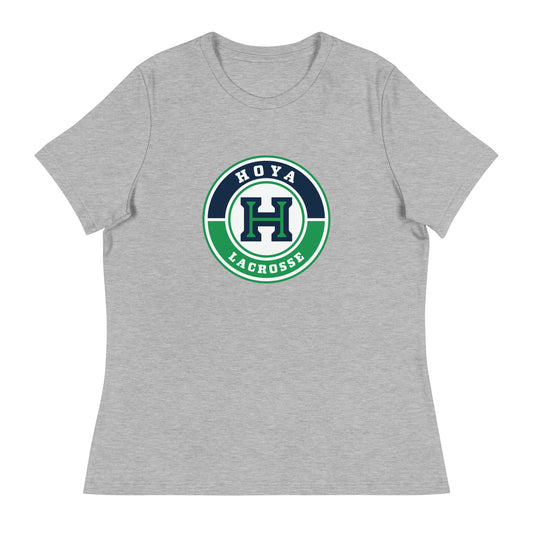 Women's Hoya Lacrosse Bella + Canvas Relaxed T-shirt