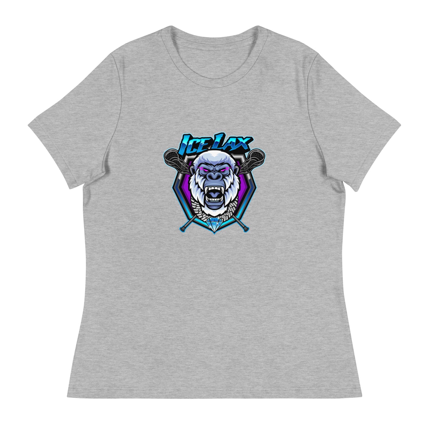 Women's ICE LAX Bella + Canvas Relaxed T-shirt