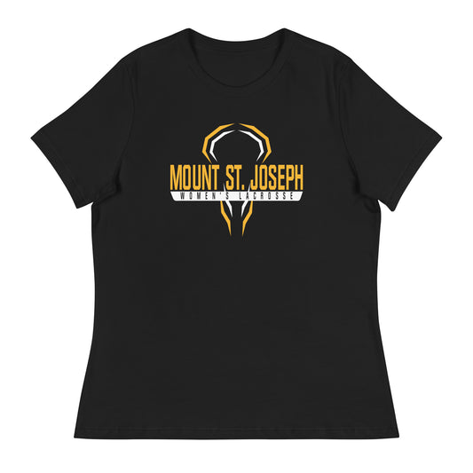 Women's MSJ Lacrosse Bella + Canvas Relaxed T-Shirt