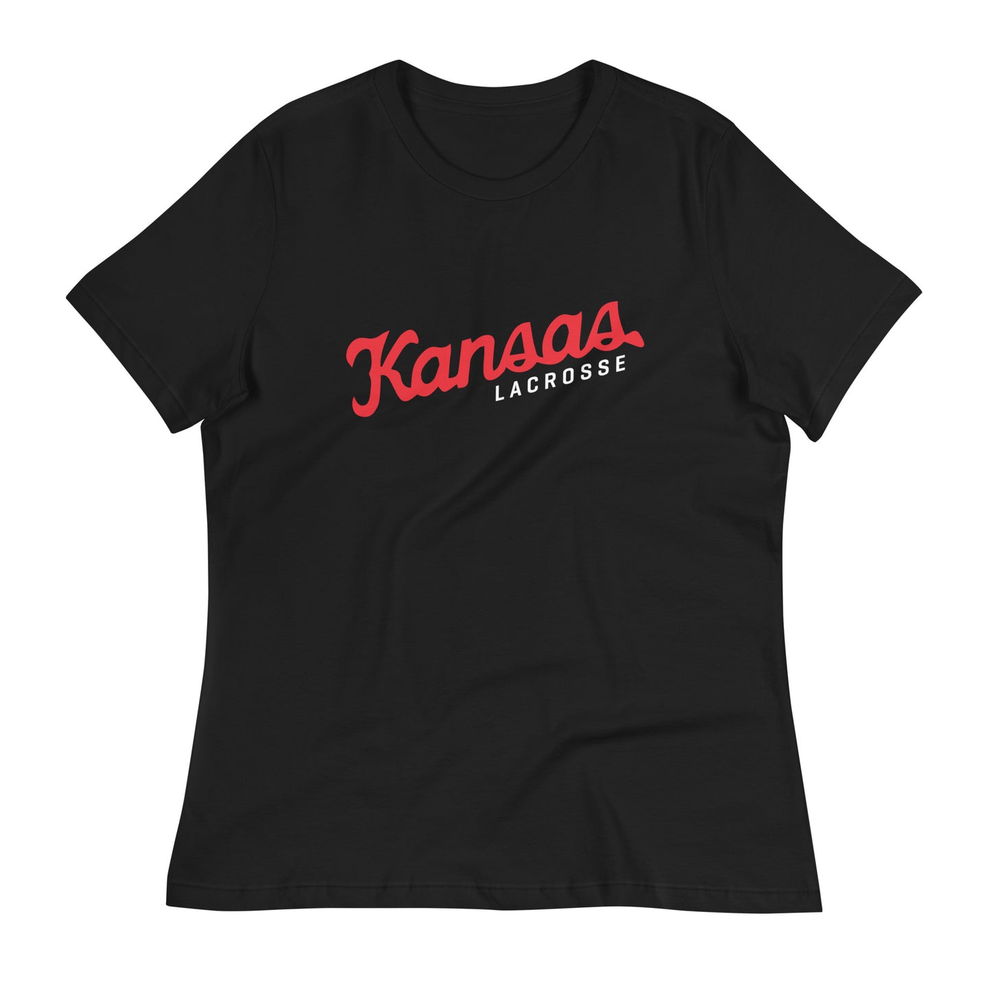 Women's KU Club Lacrosse Bella + Canvas Relaxed T-shirt