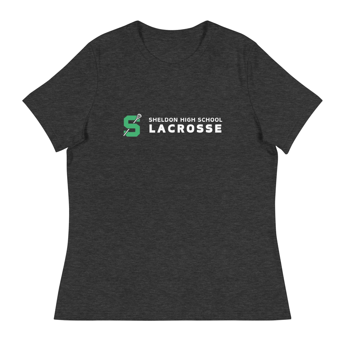 Women's Sheldon Boys and Girls Lacrosse Bella + Canvas Relaxed T-shirt