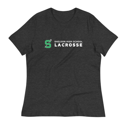 Women's Sheldon Lacrosse Bella + Canvas Relaxed T-Shirt