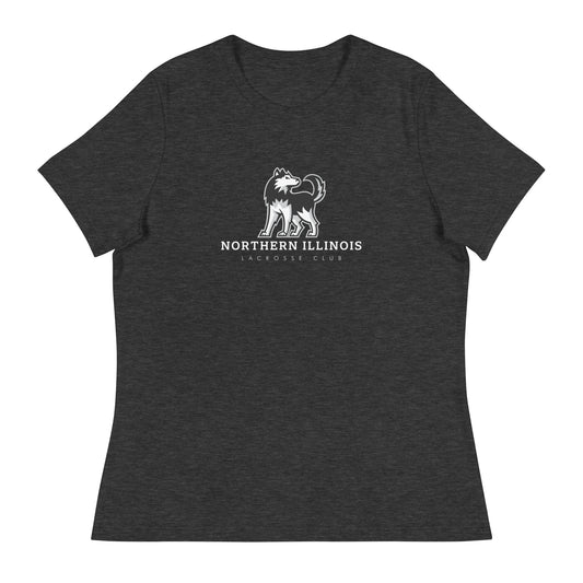 Women's NIU Lacrosse Bella + Canvas Relaxed T-shirt