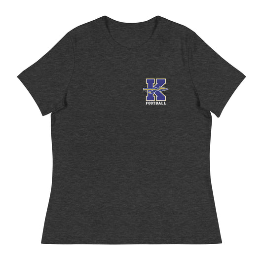 Women's Keller Football Bella + Canvas Relaxed T-Shirt