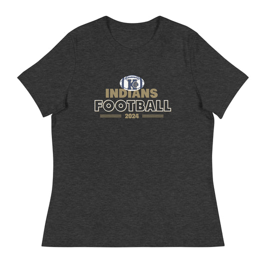 Women's Keller Football Bella + Canvas Relaxed T-Shirt
