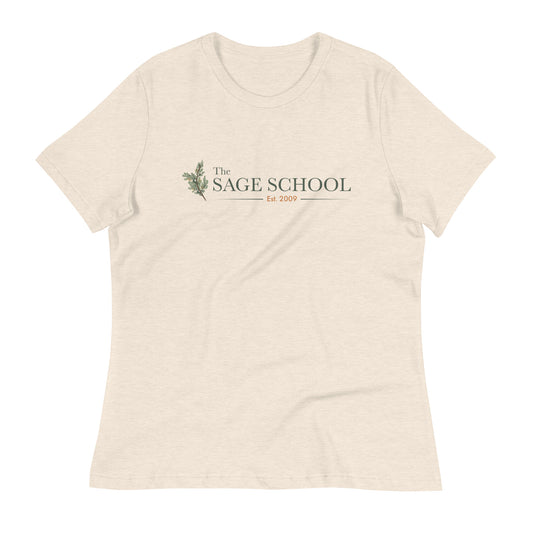 Women's Sage School Bella + Canvas Relaxed T-Shirt