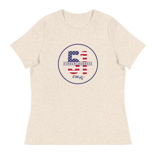 Women's 51 Stars Lacrosse Bella + Canvas T-Shirt