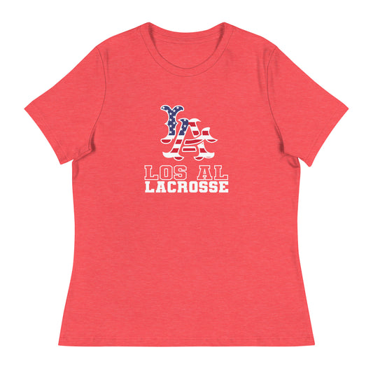 Women's Los Al Lacrosse Bella + Canvas Relaxed T-shirt