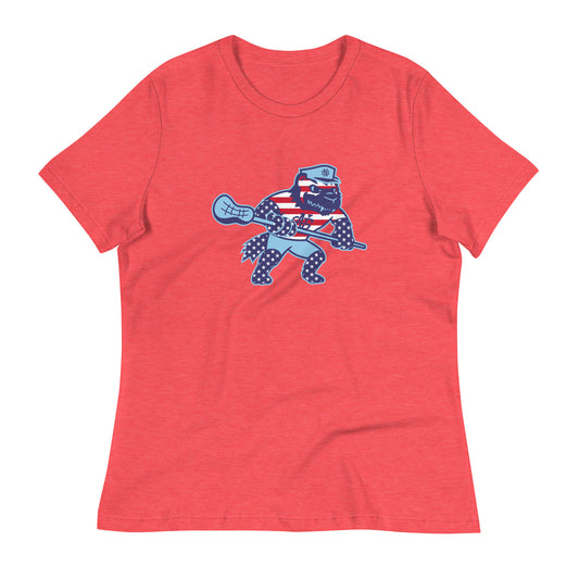 Women's North Stafford Lacrosse USA Bella + Canvas T-Shirt