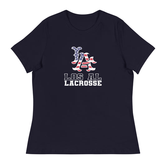 Women's Los Al Lacrosse Bella + Canvas Relaxed T-shirt