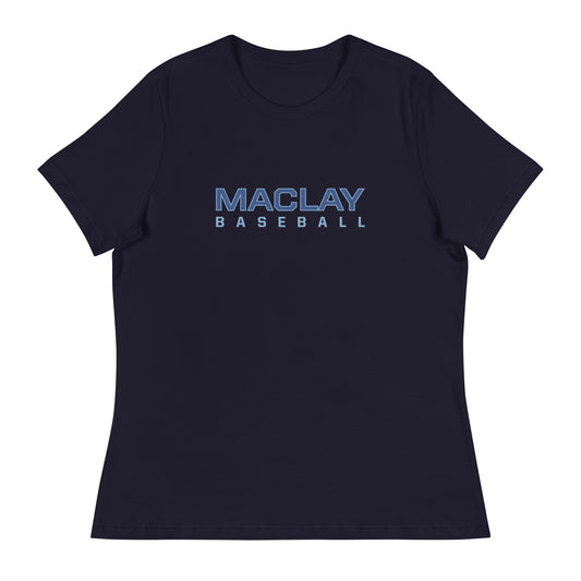 Women's Maclay Baseball Bella + Canvas Relaxed T-shirt