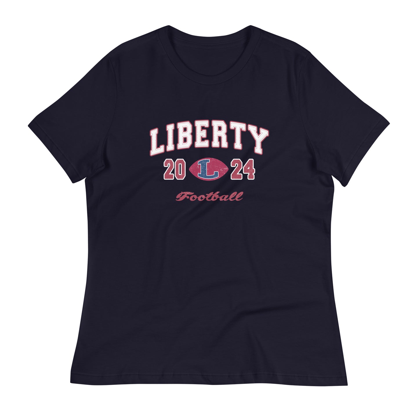 Women's Liberty Football Bella + Canvas Relaxed T-Shirt