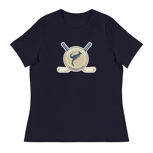 Women's Akron Hockey Bella + Canvas Relaxed T-shirt