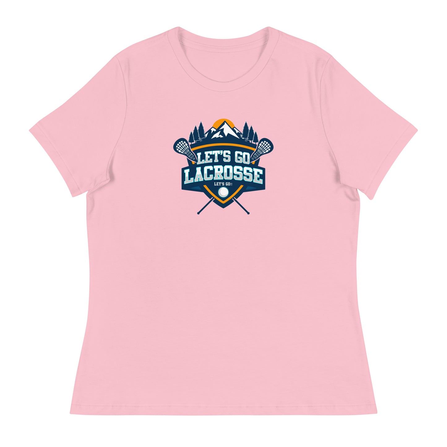 Women's Let's Go Lacrosse Bella + Canvas Relaxed T-shirt