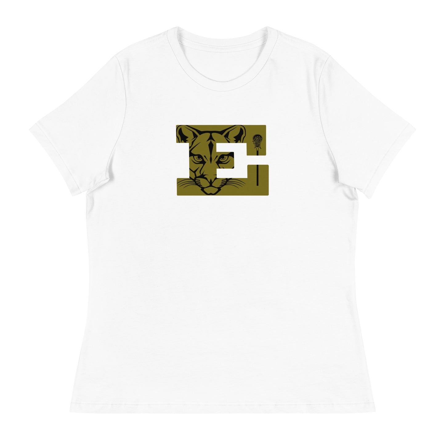 Women's Evergreen High School Lacrosse Bella + Canvas Relaxed T-shirt