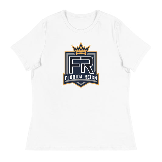 Women's Florida Reign Lacrosse Bella + Canvas Relaxed T-shirt