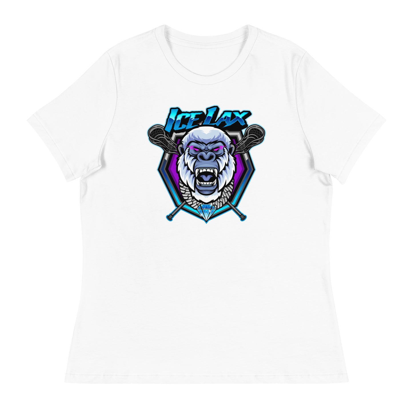 Women's ICE LAX Bella + Canvas Relaxed T-shirt