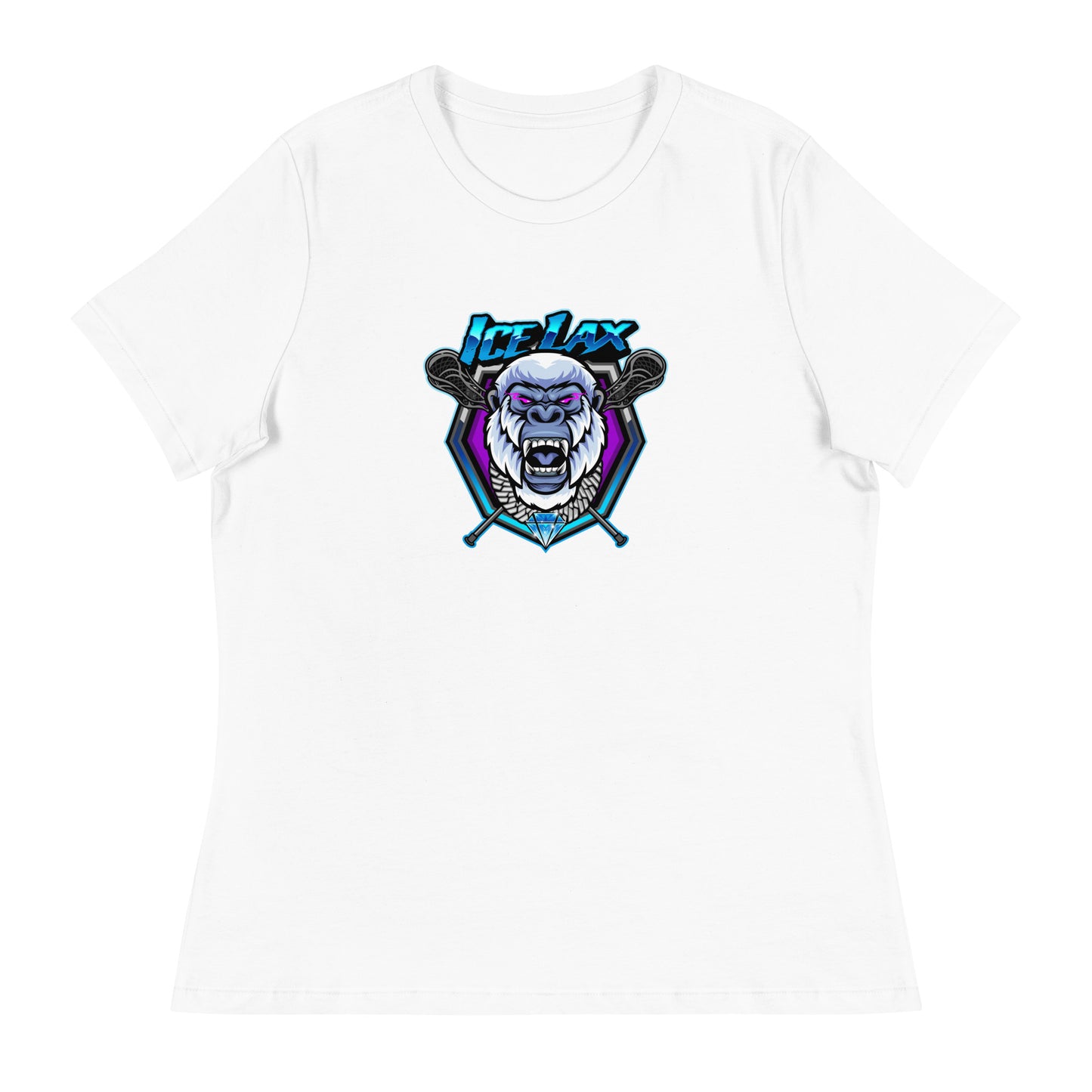 Women's ICE LAX Bella + Canvas Relaxed T-shirt