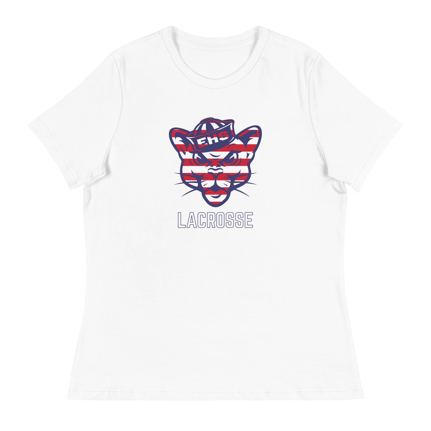 Women's Evergreen Lacrosse USA Bella + Canvas T-Shirt