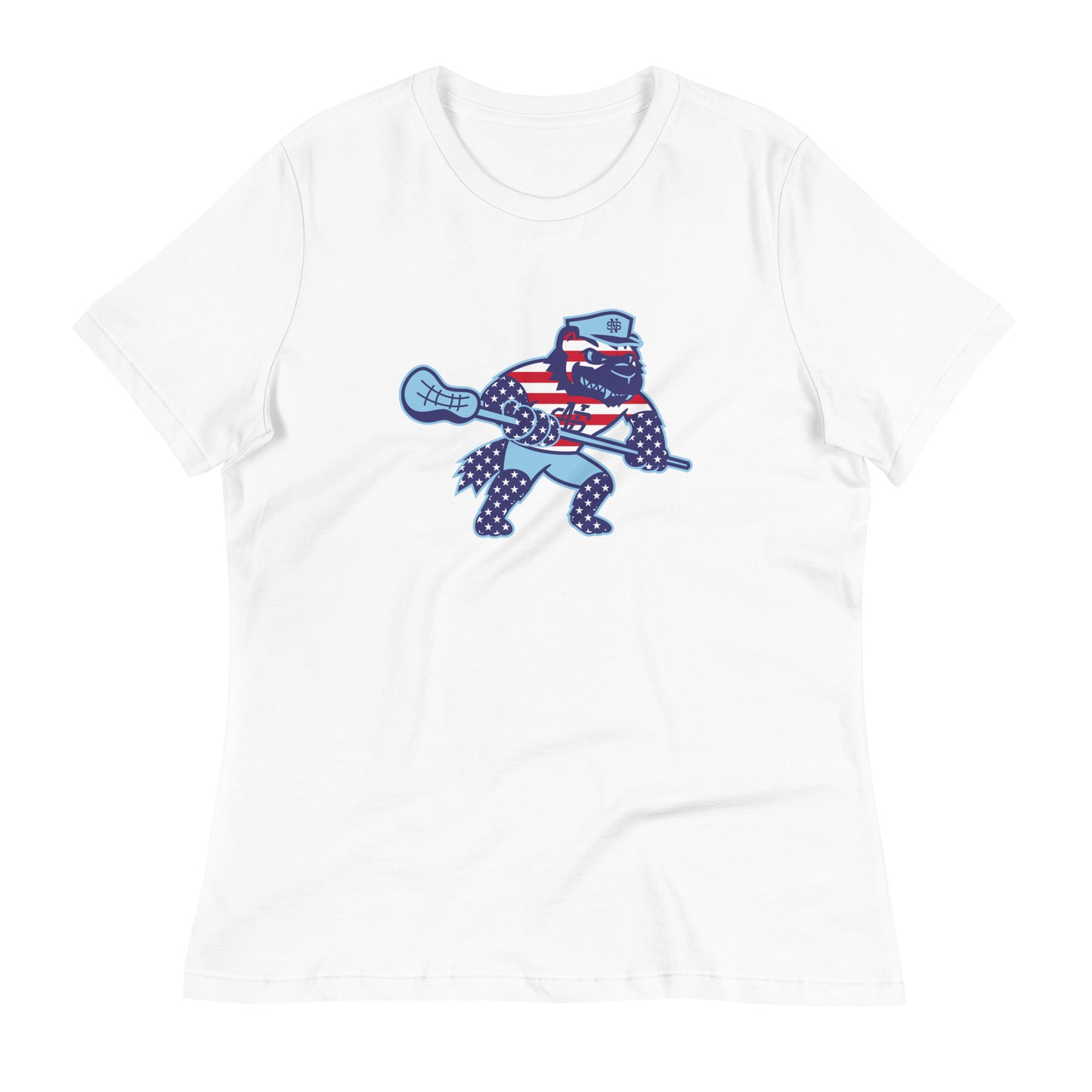 Women's North Stafford Lacrosse USA Bella + Canvas T-Shirt