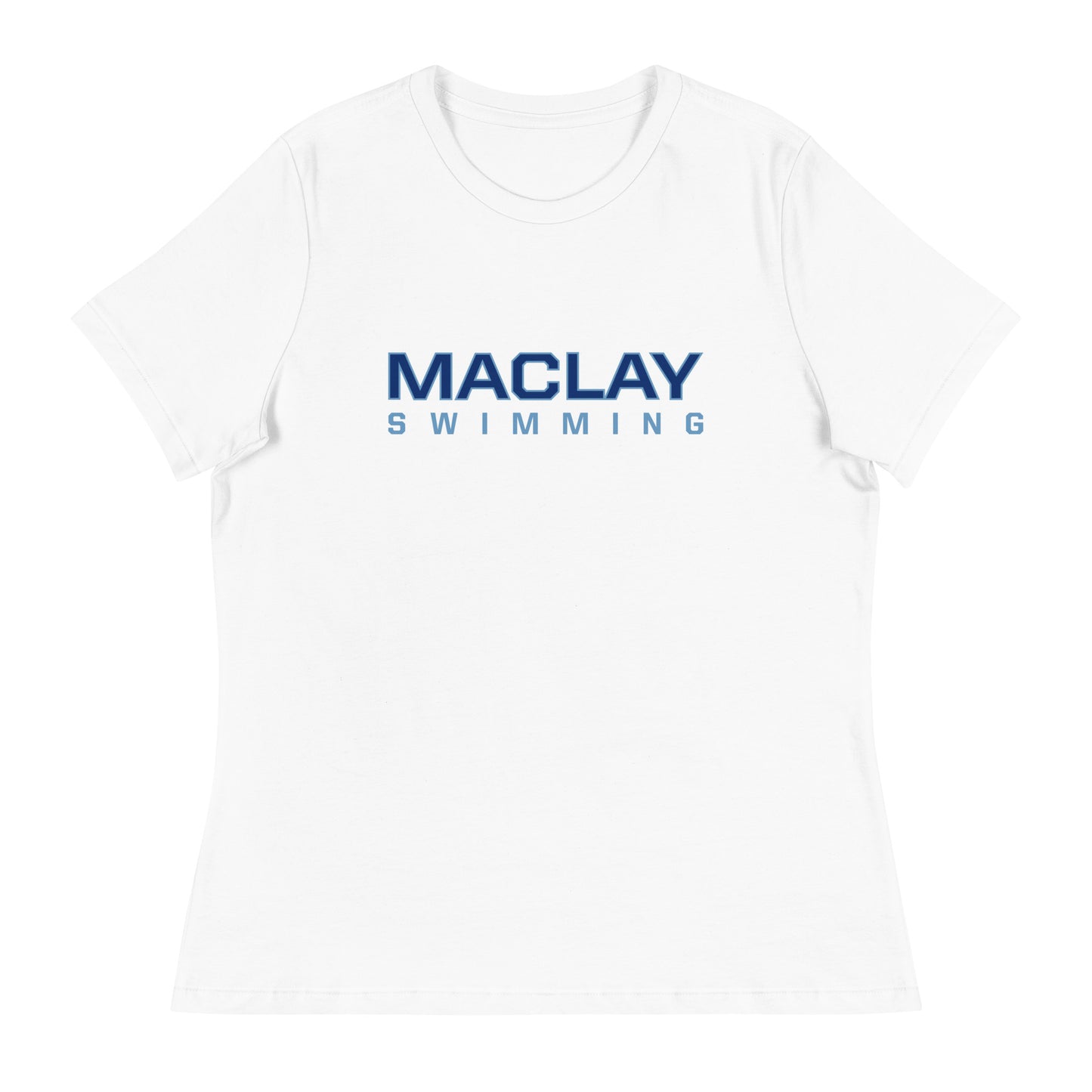 Women's Maclay Swimming Bella + Canvas Relaxed T-shirt