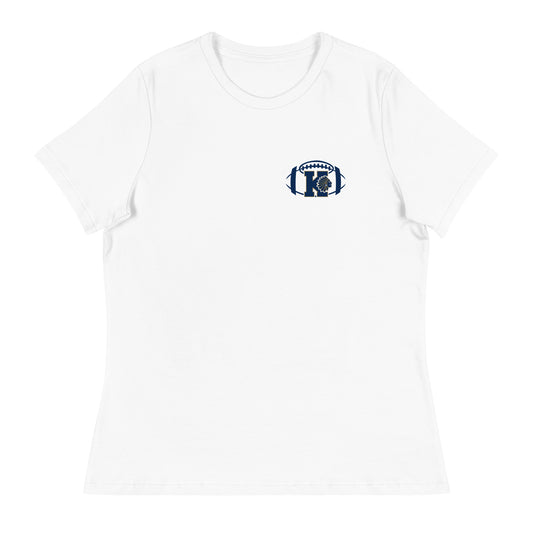 Women's Keller Football Bella + Canvas Relaxed T-Shirt