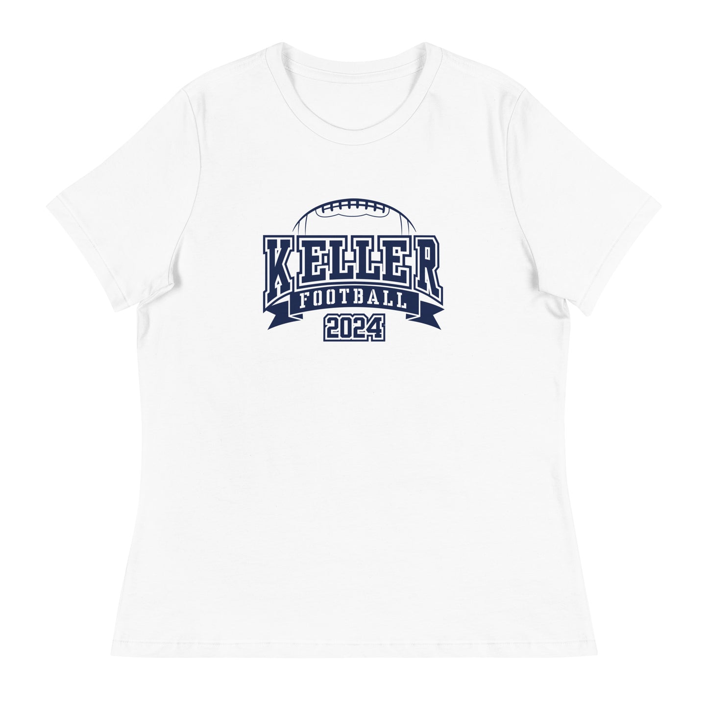 Women's Keller Football Bella + Canvas Relaxed T-Shirt