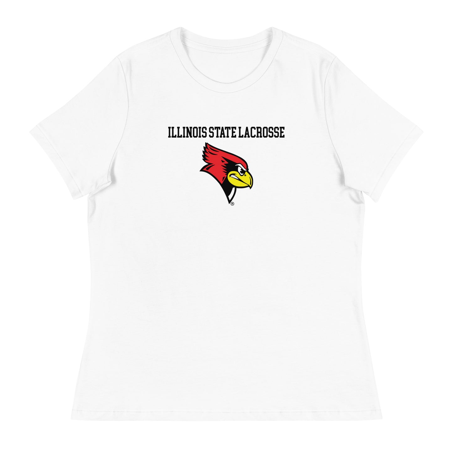 Women's ISU Lacrosse Bella + Canvas Relaxed T-Shirt