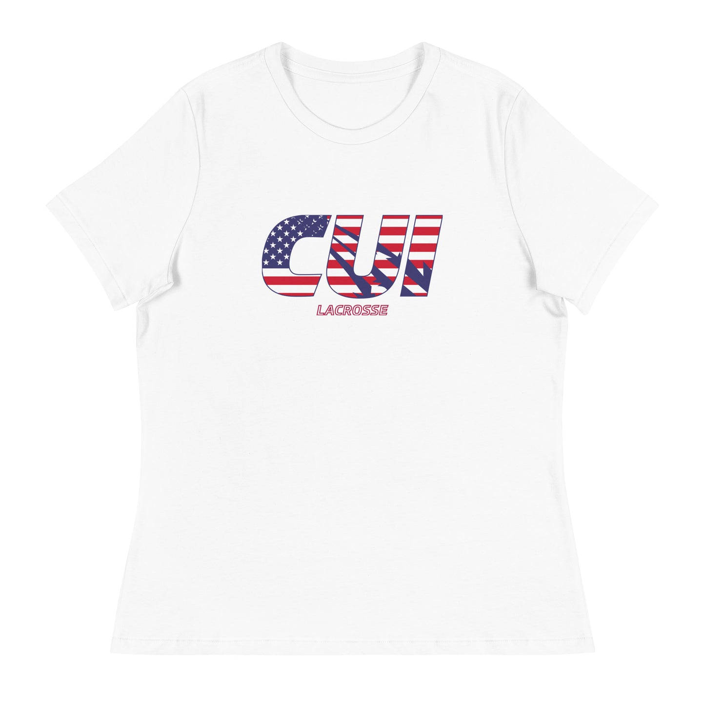 Women's CUI Lacrosse Bella + Canvas Relaxed T-shirt