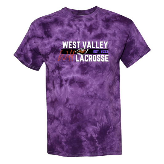Adult WVW Lacrosse Dyenomite Crystal Tie-Dyed T-Shirt