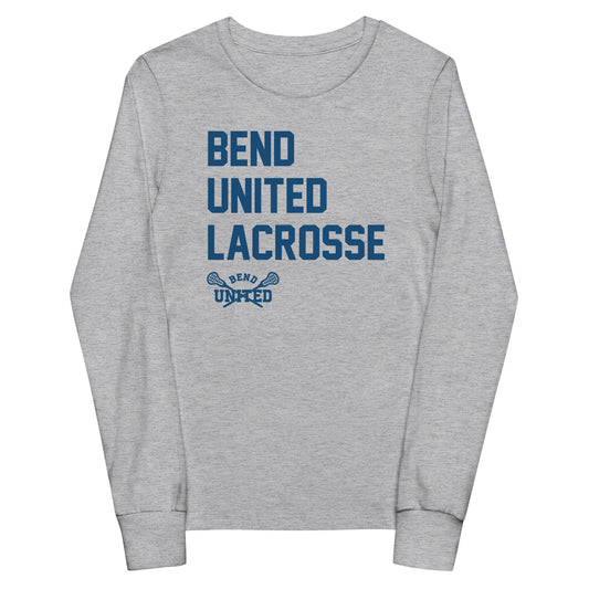 Youth Bend United Lacrosse Bella + Canvas Long Sleeve Shirt