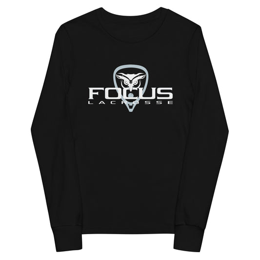 Youth Focus Lacrosse Bella + Canvas Long Sleeve Shirt