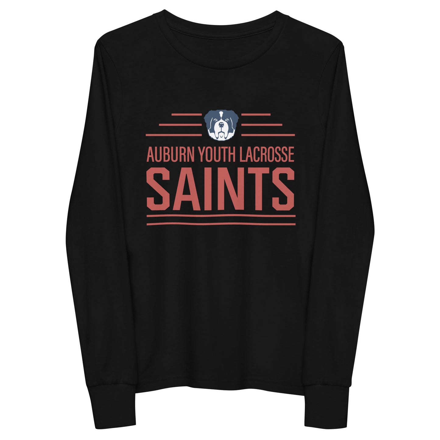 Youth Auburn Lacrosse Bella + Canvas Long Sleeve