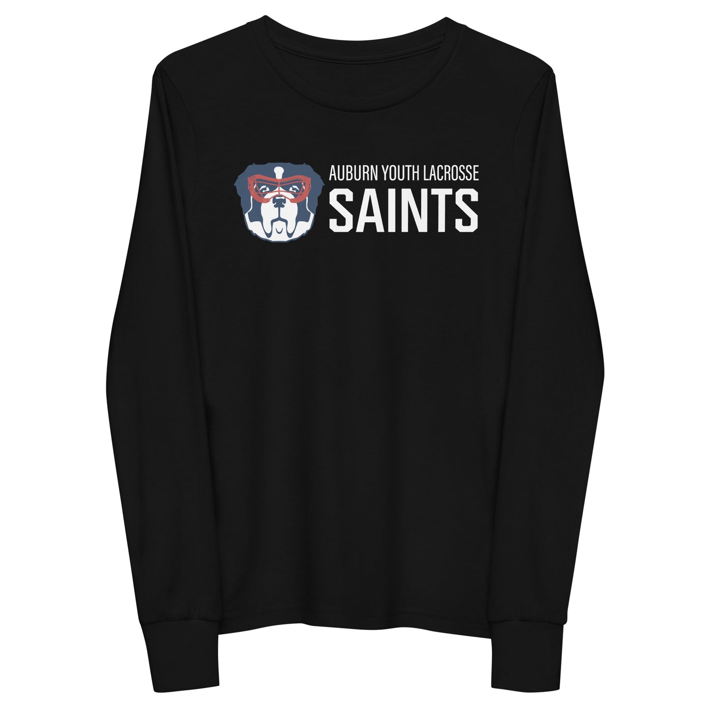 Youth Auburn Lacrosse Bella + Canvas Long Sleeve Shirt