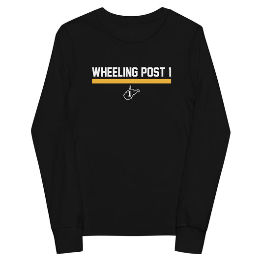Youth Wheeling Post 1 Bella + Canvas Long Sleeve Shirt