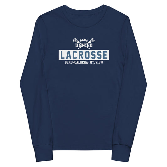 Youth Bend United Lacrosse Bella + Canvas Long Sleeve Shirt