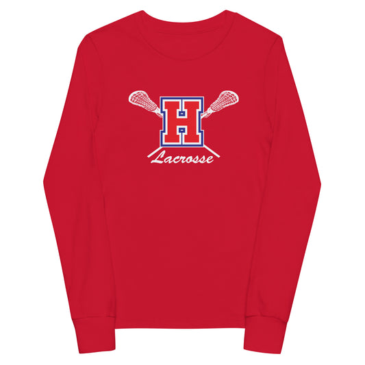 Youth Hilhi Lacrosse Bella + Canvas Long Sleeve Tee
