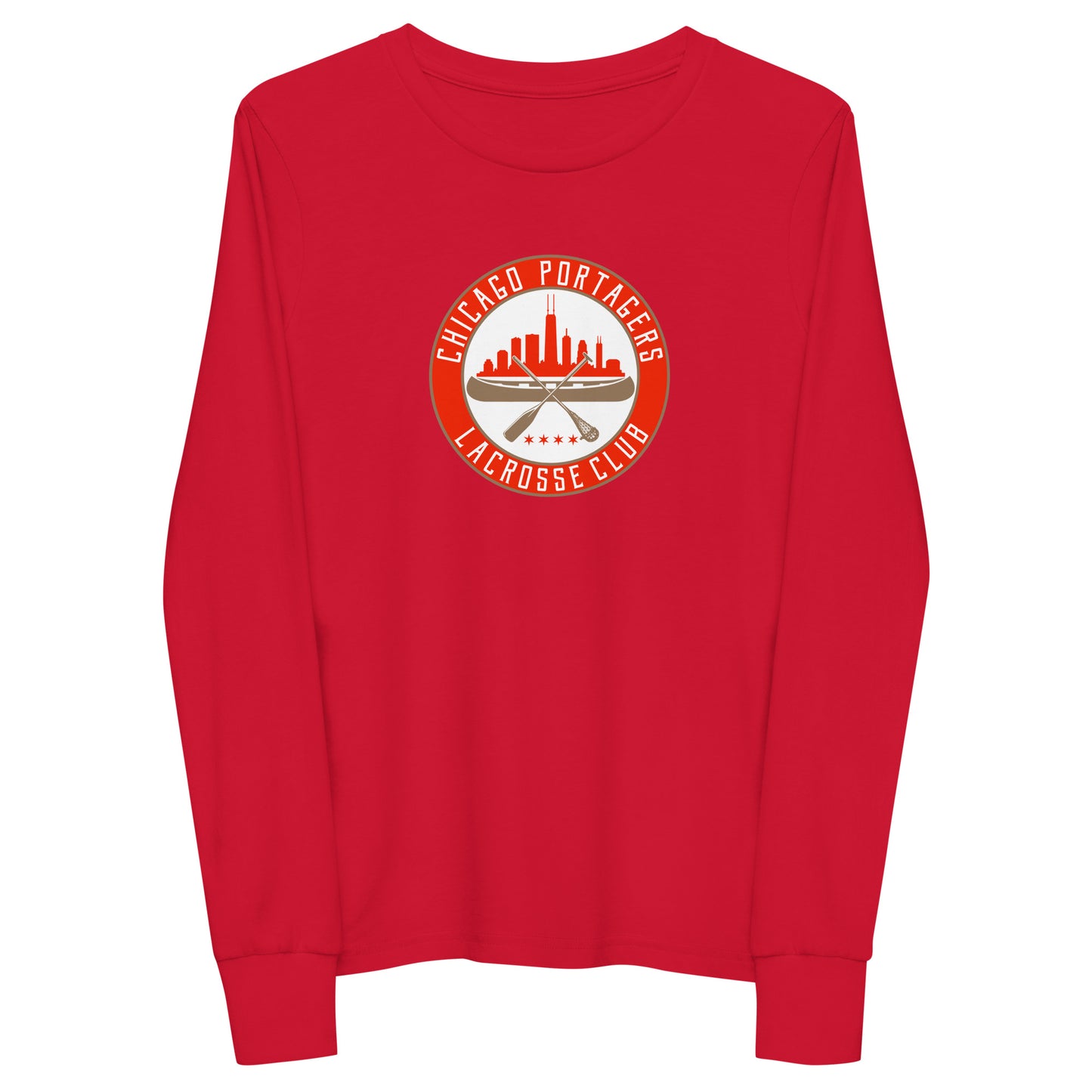Youth Chicago Portagers Bella + Canvas Long Sleeve Shirt