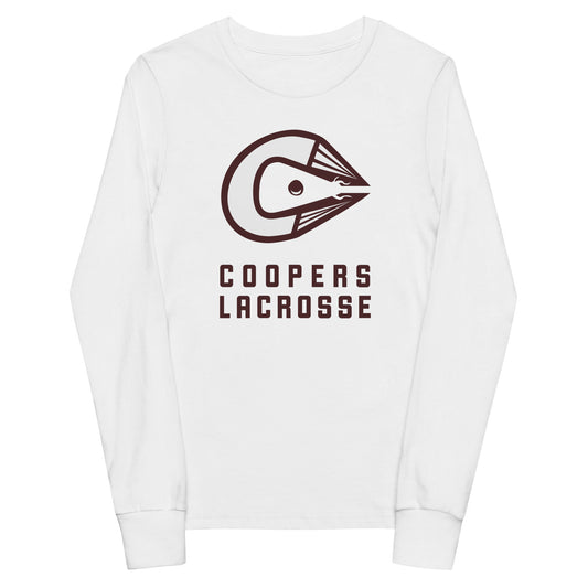 Youth Coopers Lacrosse Bella + Canvas Long Sleeve tee
