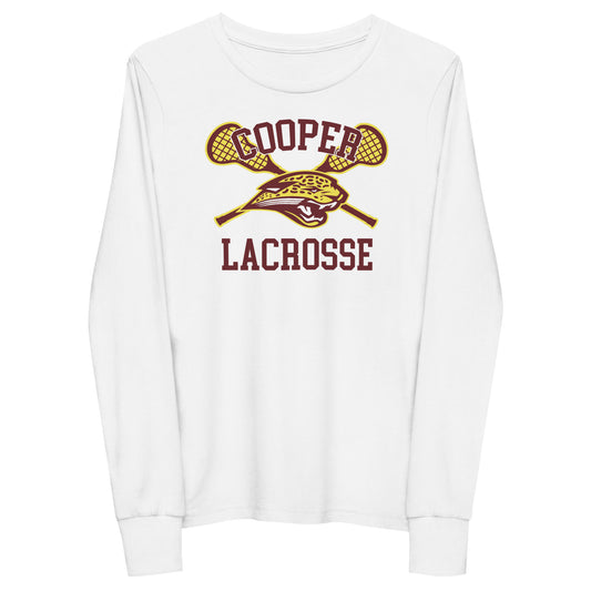 Youth Cooper Lacrosse Bella + Canvas Long Sleeve Tee