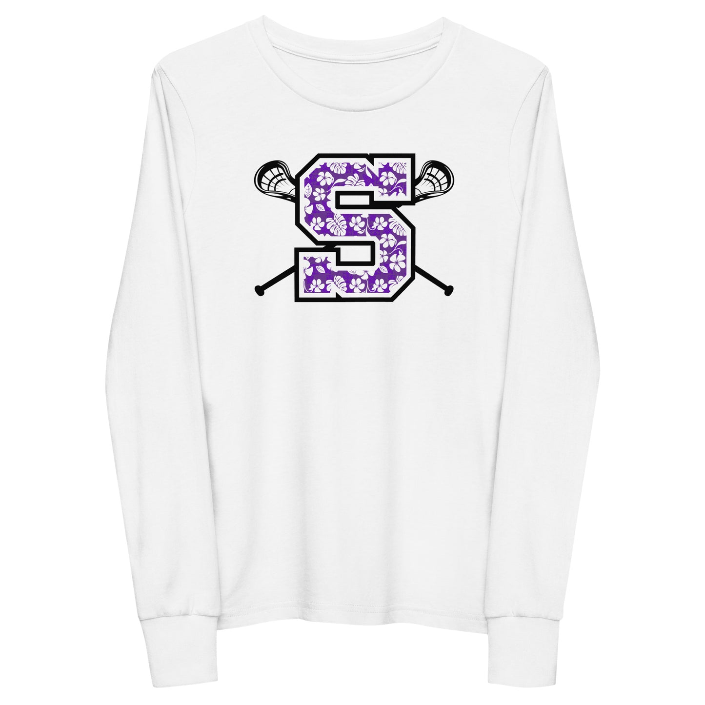 Youth Sunset Lacrosse Bella + Canvas Long Sleeve Shirt