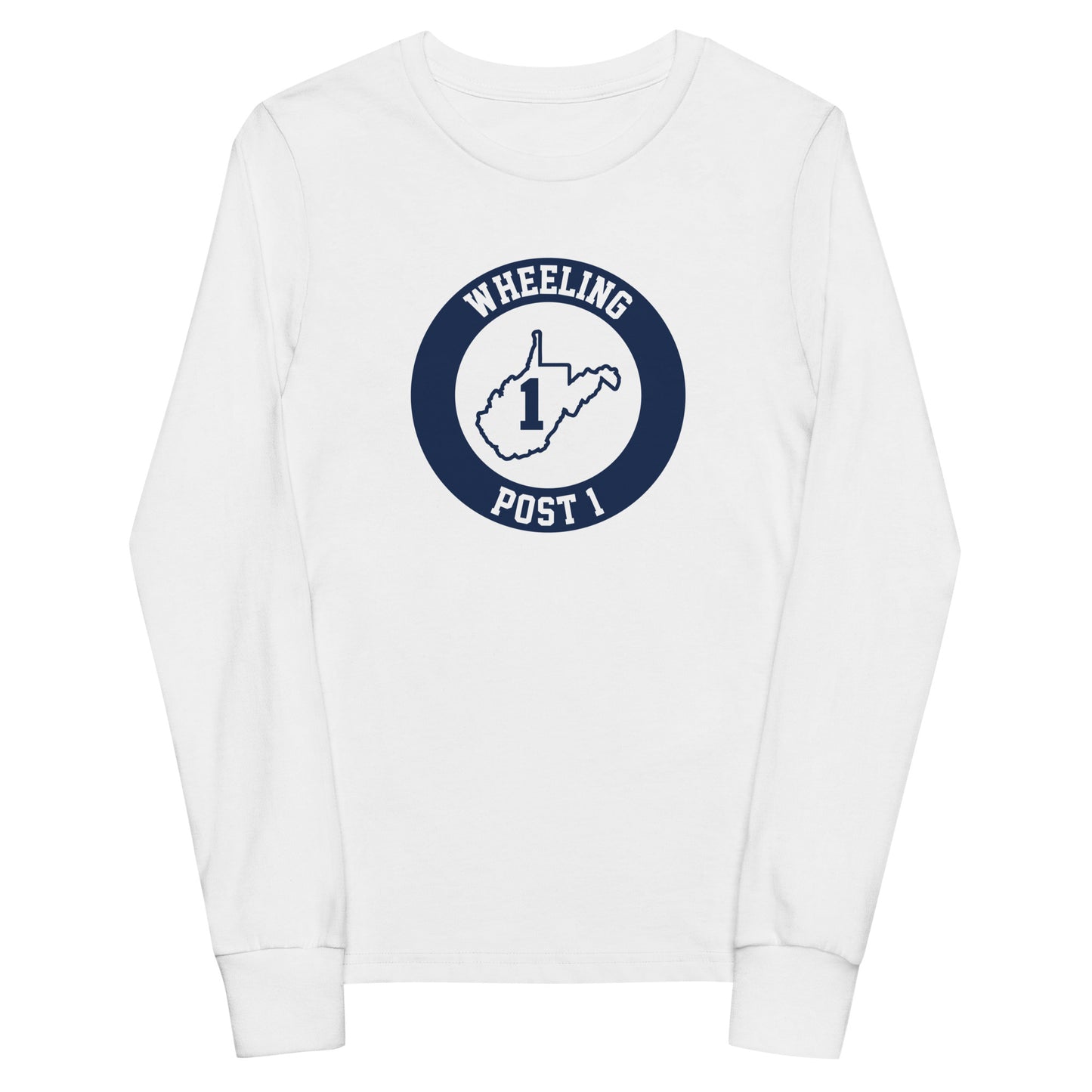 Youth Wheeling Post 1 Bella + Canvas Long Sleeve Shirt