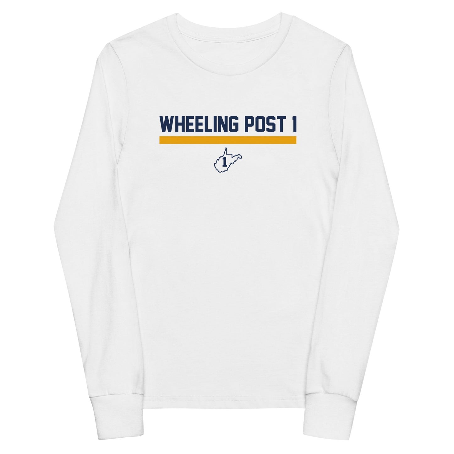 Youth Wheeling Post 1 Bella + Canvas Long Sleeve Shirt