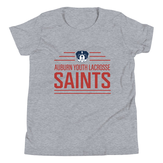 Youth Auburn Lacrosse Bella + Canvas T-shirt