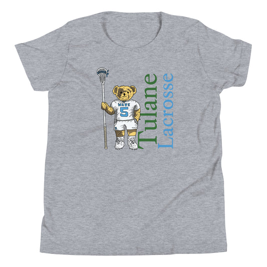Youth Tulane Lacrosse Bella + Canvas T-Shirt