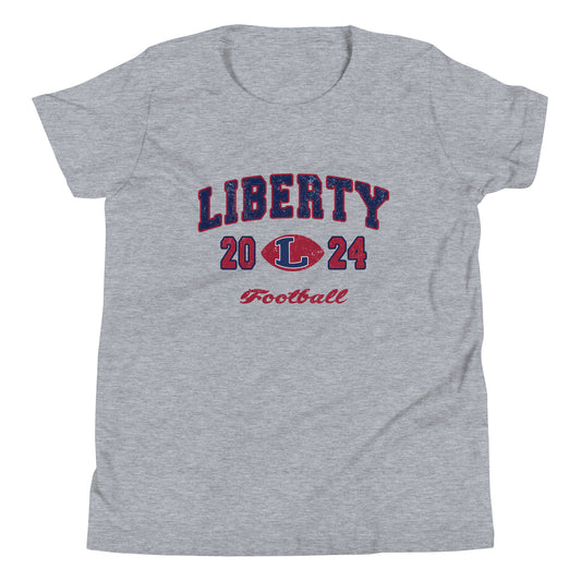Youth Liberty Football Bella + Canvas T-shirt