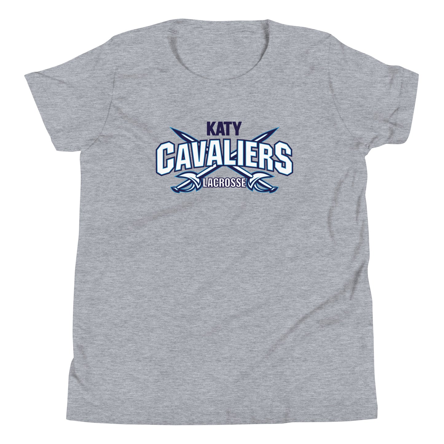 Youth Katy Cavaliers Lacrosse Bella + Canvas T-Shirt