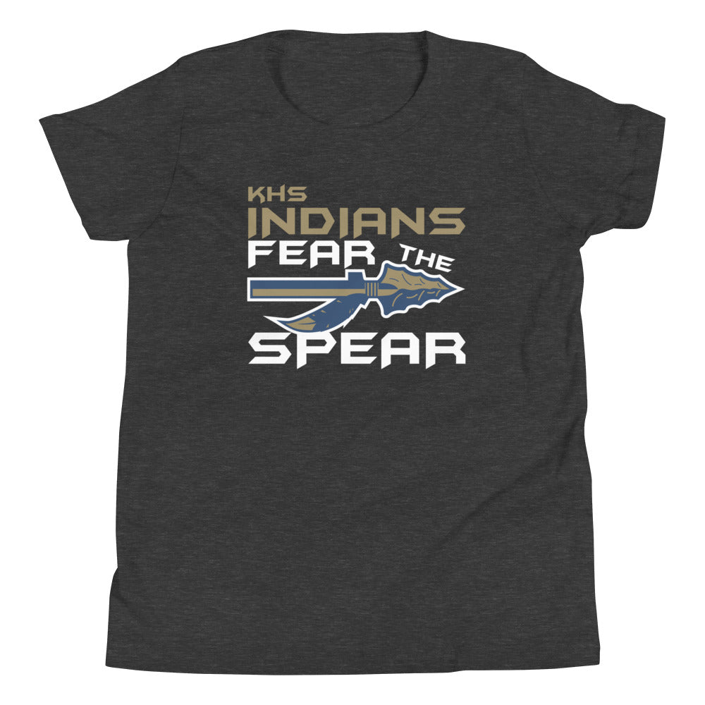 Youth Keller Football Bella + Canvas T-shirt