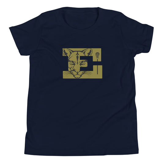 Youth Evergreen High School Lacrosse Bella + Canvas T-shirt