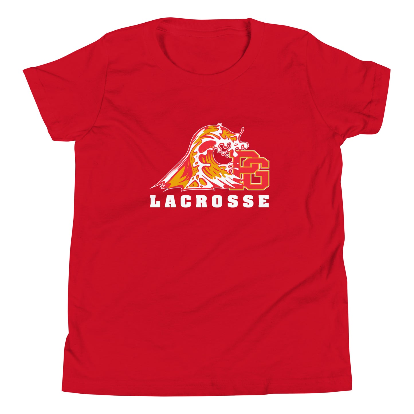 Youth Pacific Grove High School Men's Lacrosse Bella + Canvas T-shirt